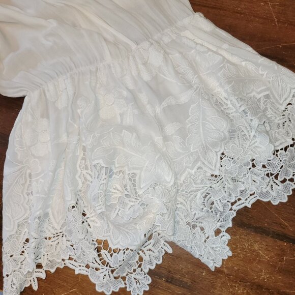 Beach Bunny X Revolve  Lover Letter Crochet Lace Romper - Picture 11 of 13
